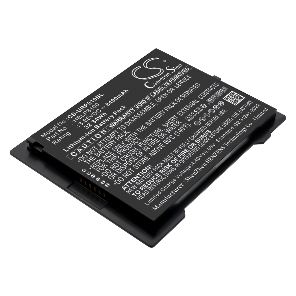 Viivakoodinlukijan akku Urovo CS-URP810BL