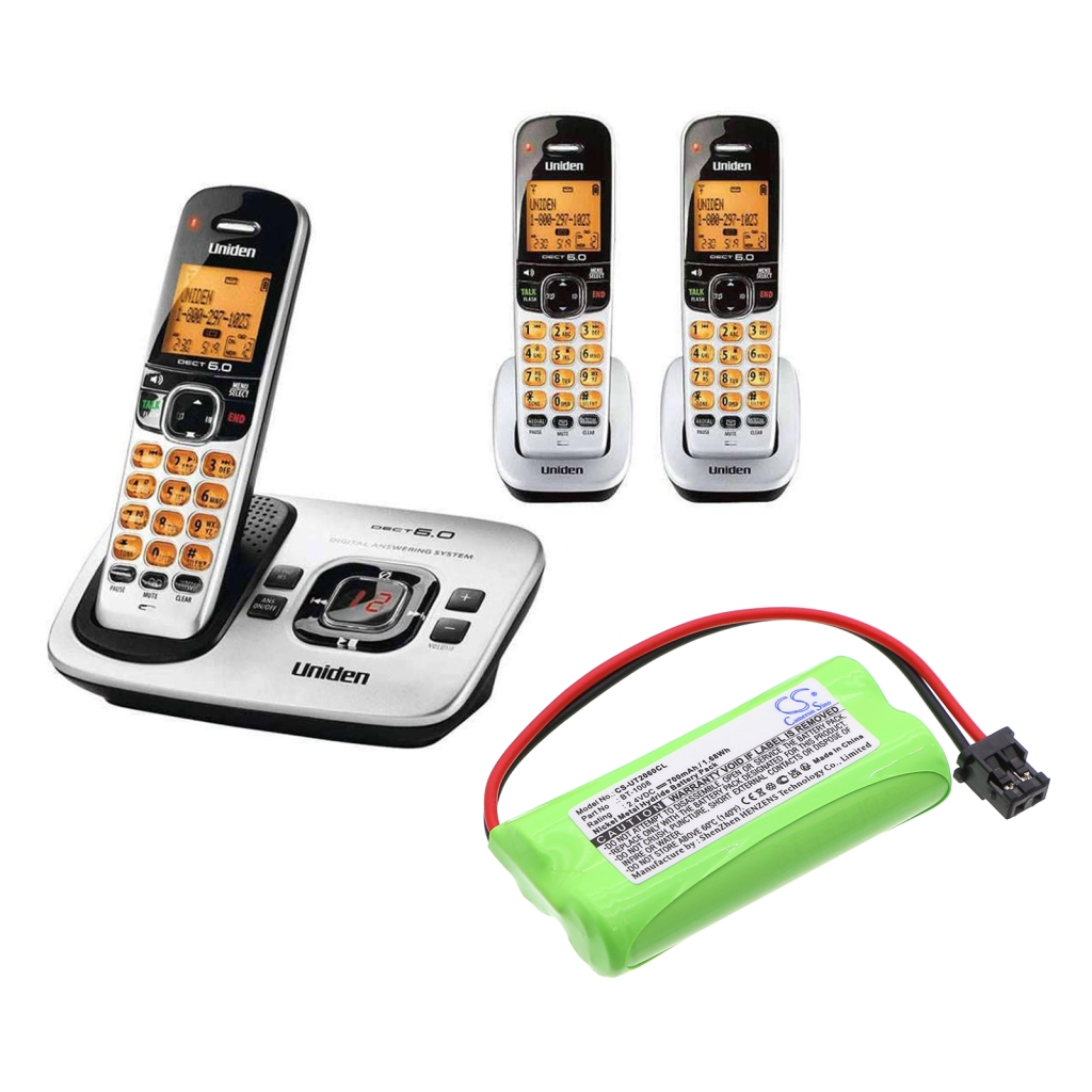 Sony SOUTHWESTERN BELL Toshiba Uniden Langattoman puhelimen akku CS-UT2060CL