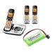 Sony SOUTHWESTERN BELL Toshiba Uniden Langattoman puhelimen akku CS-UT2060CL