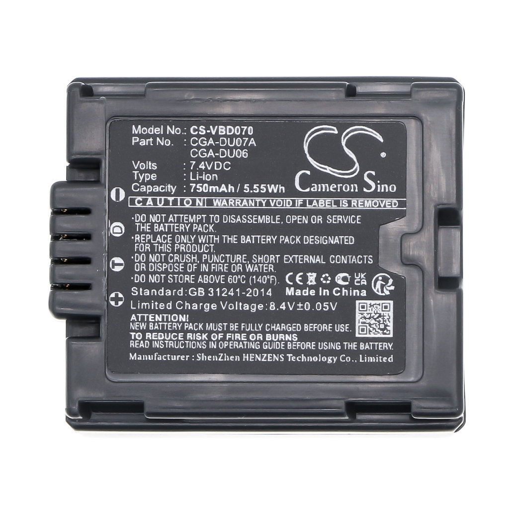 Kameran akku HITACHI DZ-MV780R (CS-VBD070)
