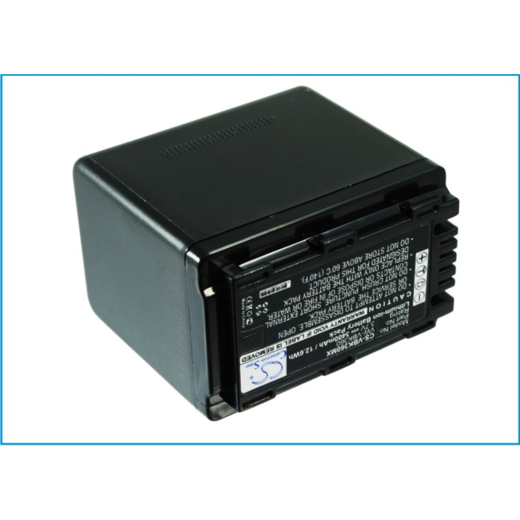 Yhteensopiva akun vaihto Panasonic VW-VBK360
