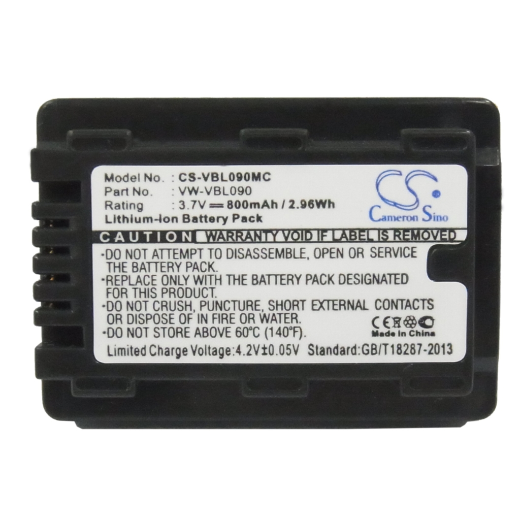 Yhteensopiva akun vaihto Panasonic VW-VBL090