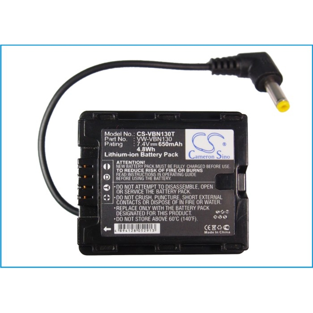 Akku yhteensopiva Panasonic CS-VBN130T