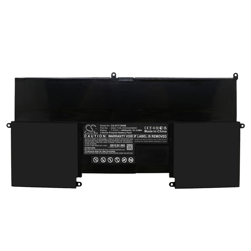 Yhteensopiva akun vaihto Vizio AHA42236000,SQU-1108