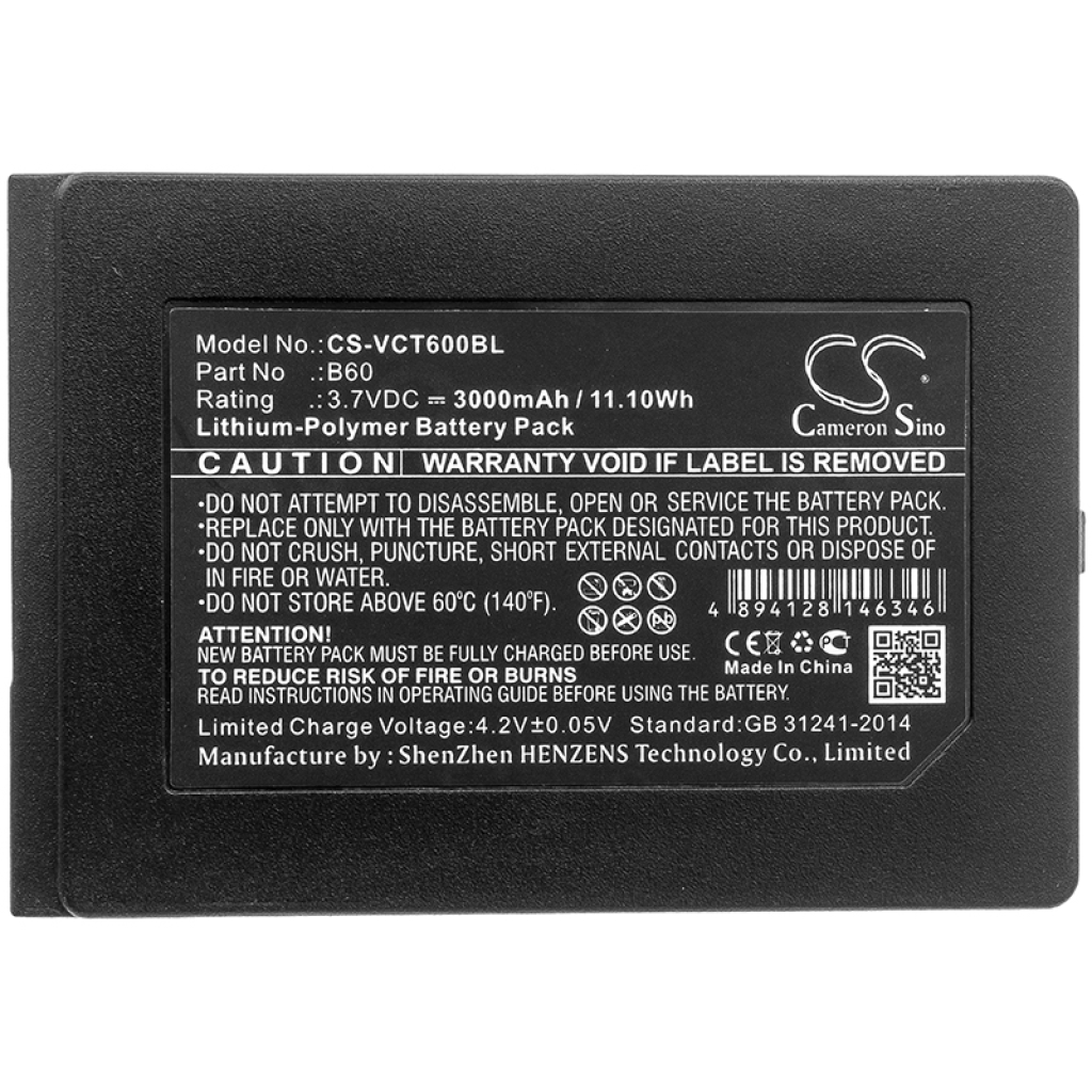 Maksupäätteen akku Vectron Mobilepro 3 (CS-VCT600BL)