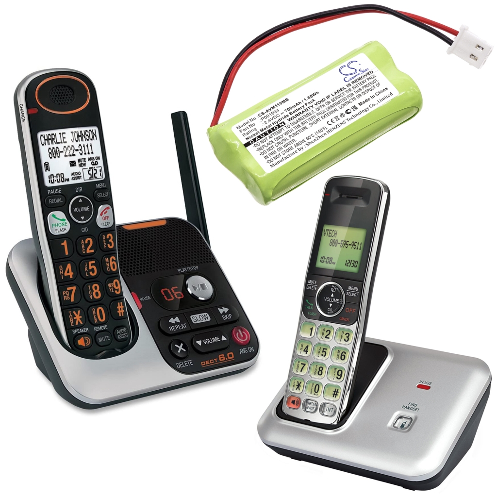 Yhteensopiva akun vaihto Vtech 43AAA70PS2