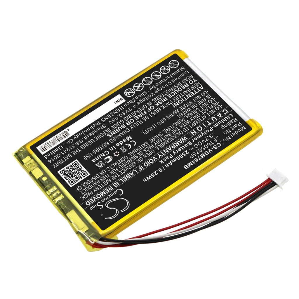 Akut BabyPhone-akku CS-VDM764MB