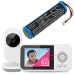 Yhteensopiva akun vaihto Vtech INR18650CB