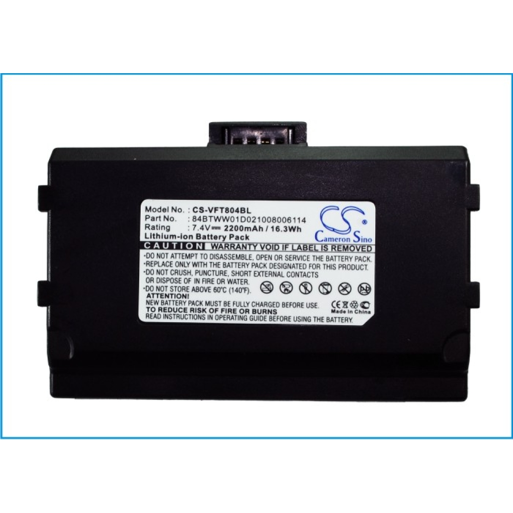 Yhteensopiva akun vaihto Verifone 84BTWW01D021008006114,H.09.HCT0HP01