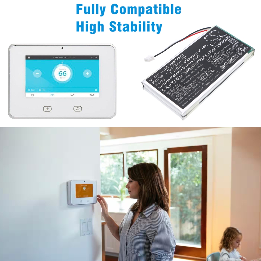 Kotiturvakameran akku Vivint CS-VMP345BT
