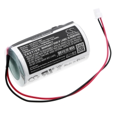 Yhteensopiva akun vaihto Visonic 0-102710,0-9912-K,09912K,88030498,ER34615M...
