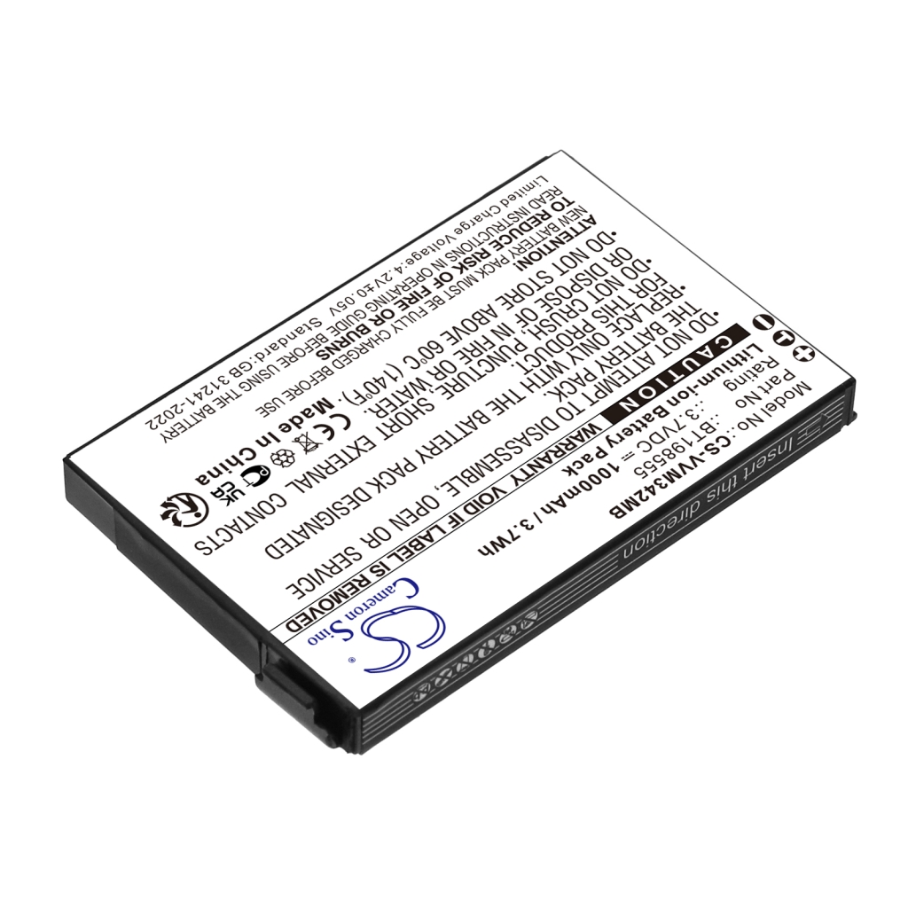 Yhteensopiva akun vaihto Vtech BT198555,BT298555