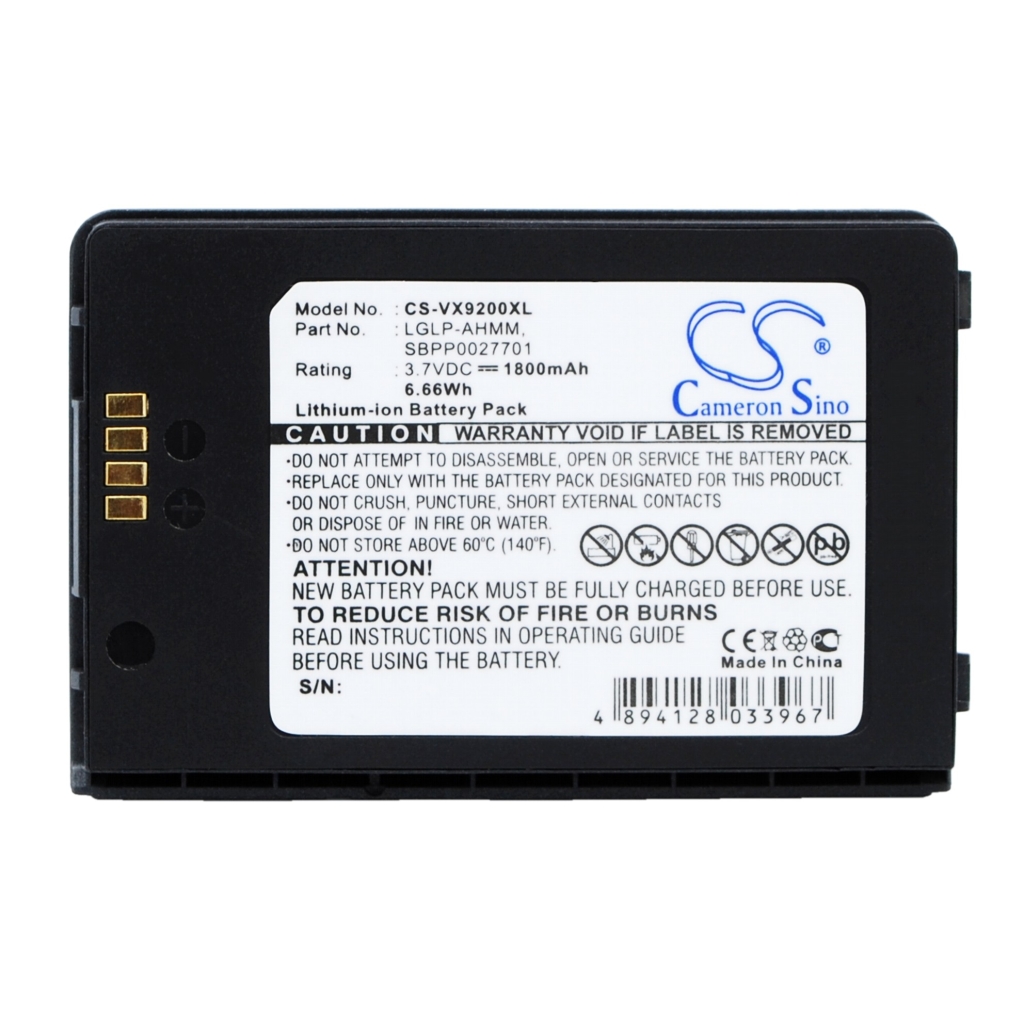 Akku yhteensopiva LG CS-VX9200XL