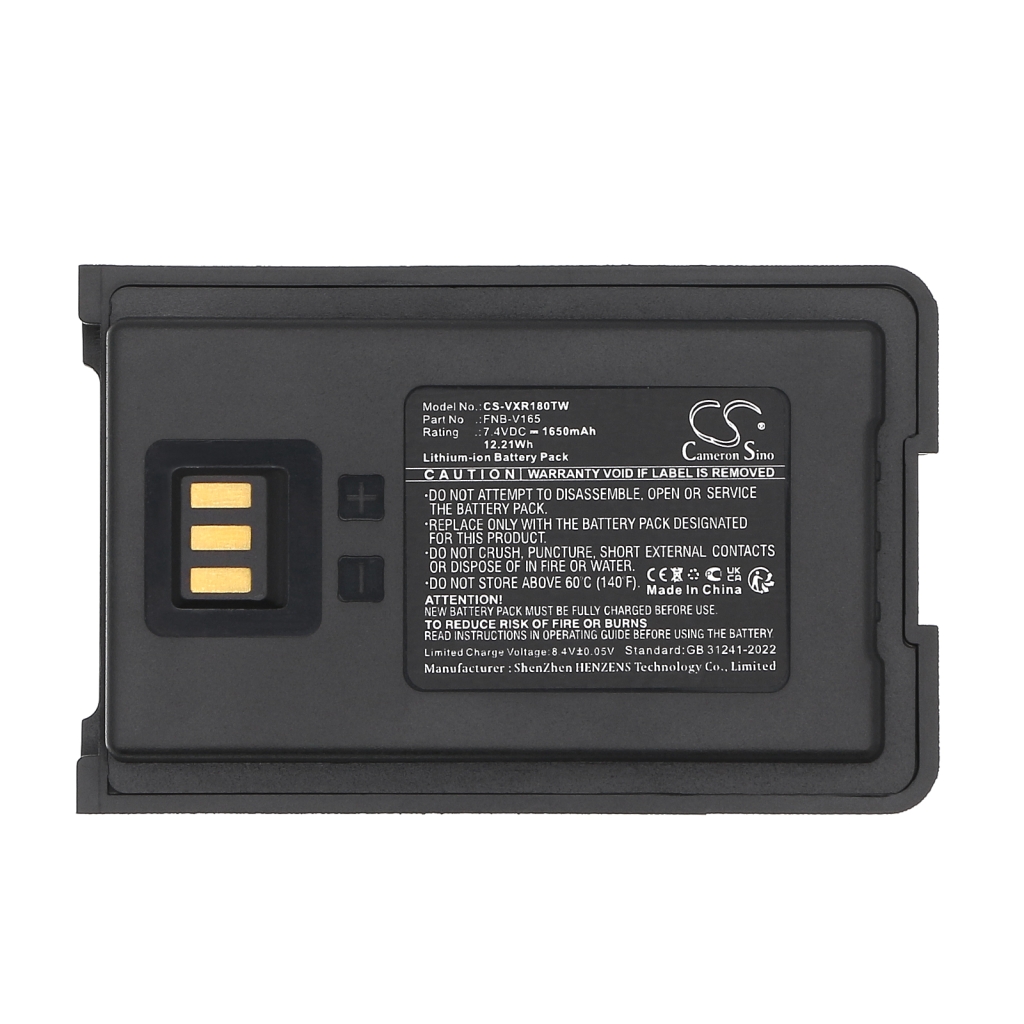 Kaksisuuntaisen radion akku Vertex standard CS-VXR180TW