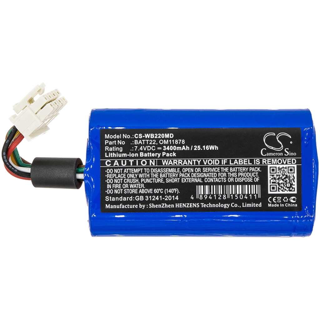 Lääketieteellinen akku Welch-Allyn Connex Spot Monitor (CS-WB220MD)