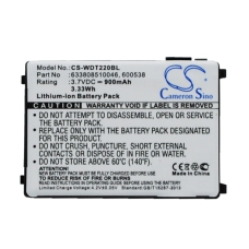 Yhteensopiva akun vaihto Datalogic 1400-202501G,191-908304-200,201709,4006-0319,600538...