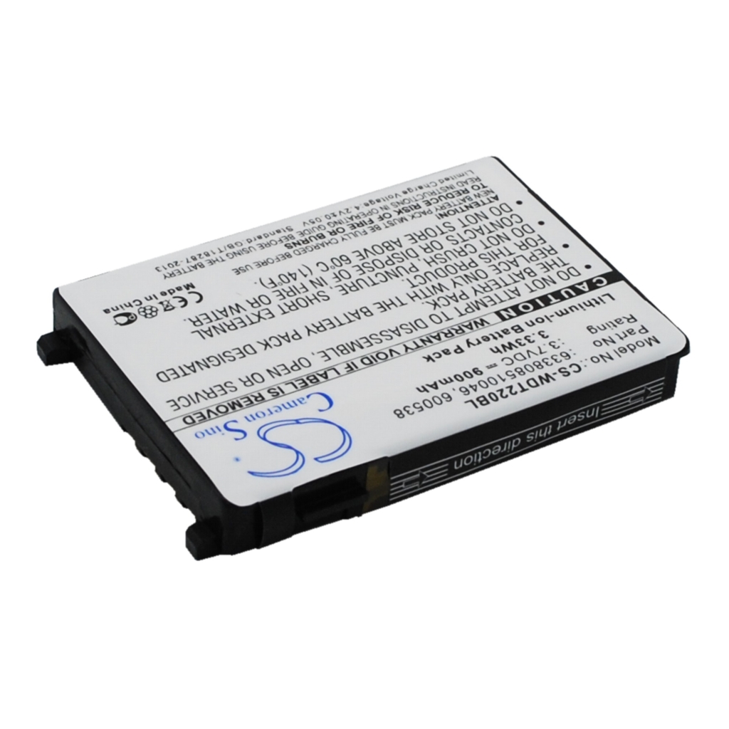 Viivakoodinlukijan akku Unitech PT630 (CS-WDT220BL)