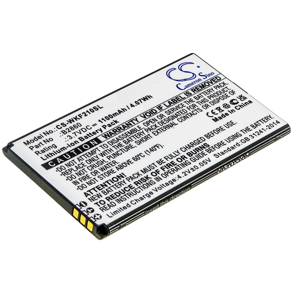 Yhteensopiva akun vaihto Wiko B2860