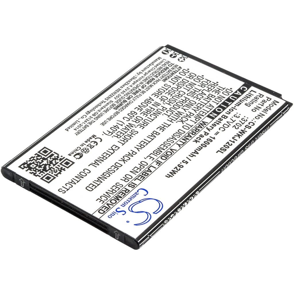 Yhteensopiva akun vaihto Wiko 3702