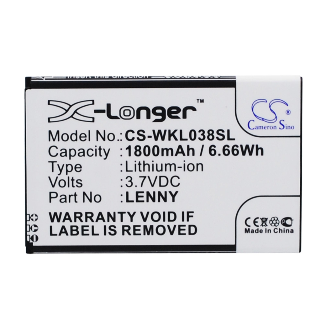 Yhteensopiva akun vaihto Wiko LENNY