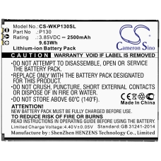 Compatible battery replacement for Wiko P130