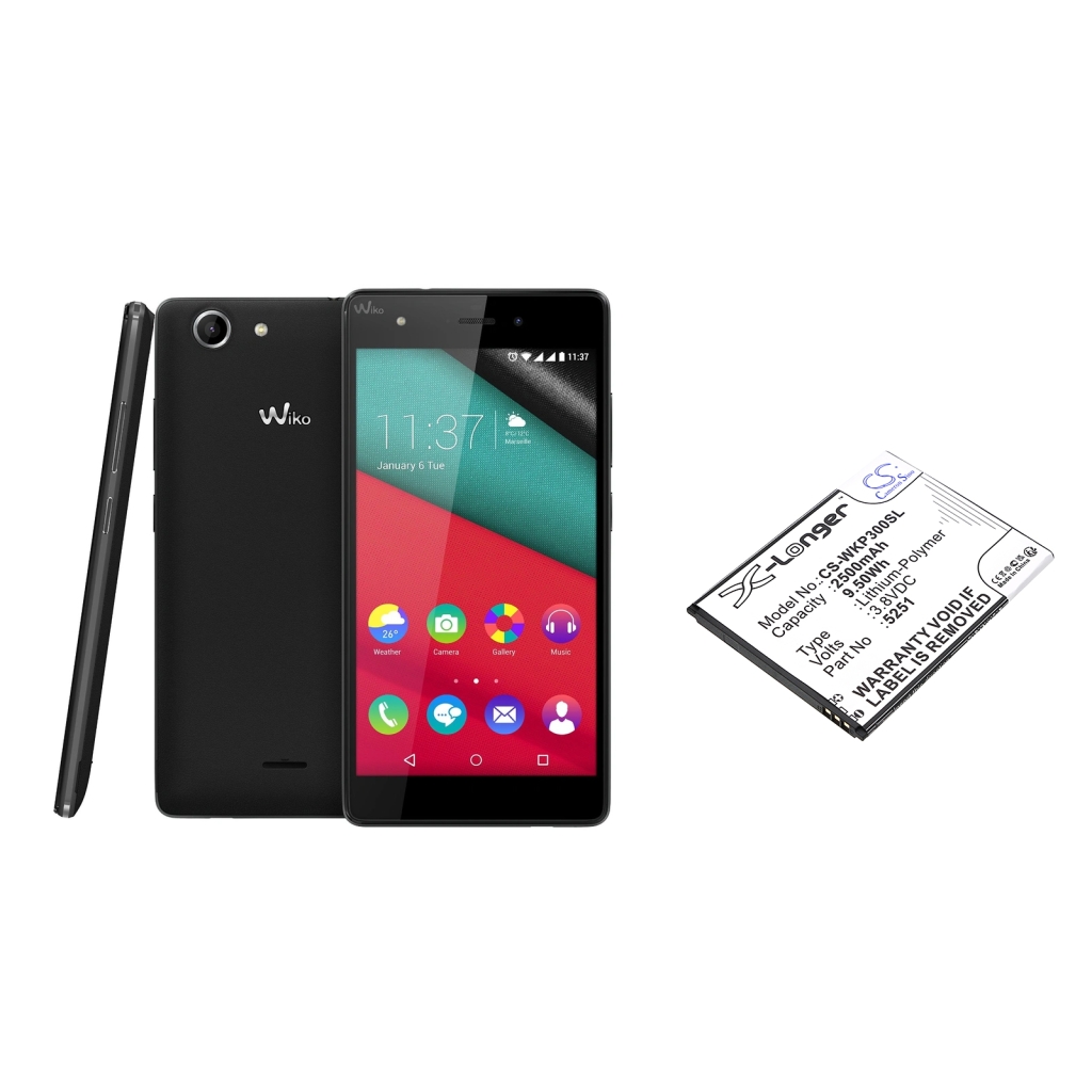 Matkapuhelimen akku Wiko Tommy 4G (CS-WKP300SL)
