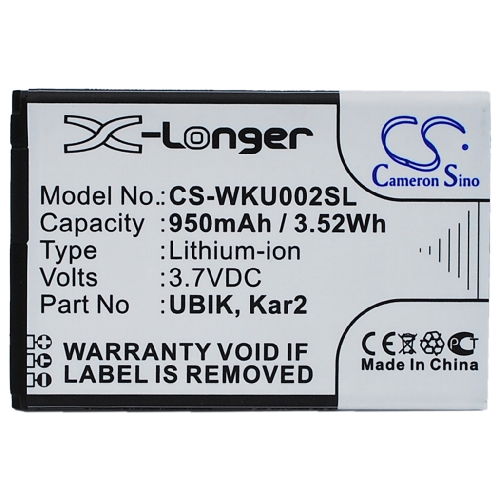 Akku yhteensopiva Wiko CS-WKU002SL
