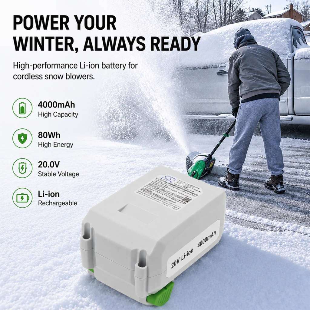 Battery compatible with Litheli Workpro CS-WRK126PW