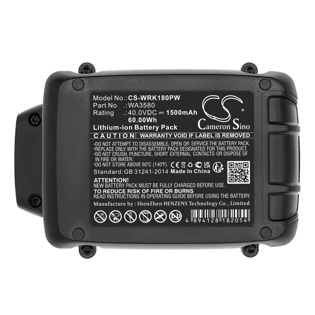 Teollisuusakku Worx WG580 (CS-WRK180PW)