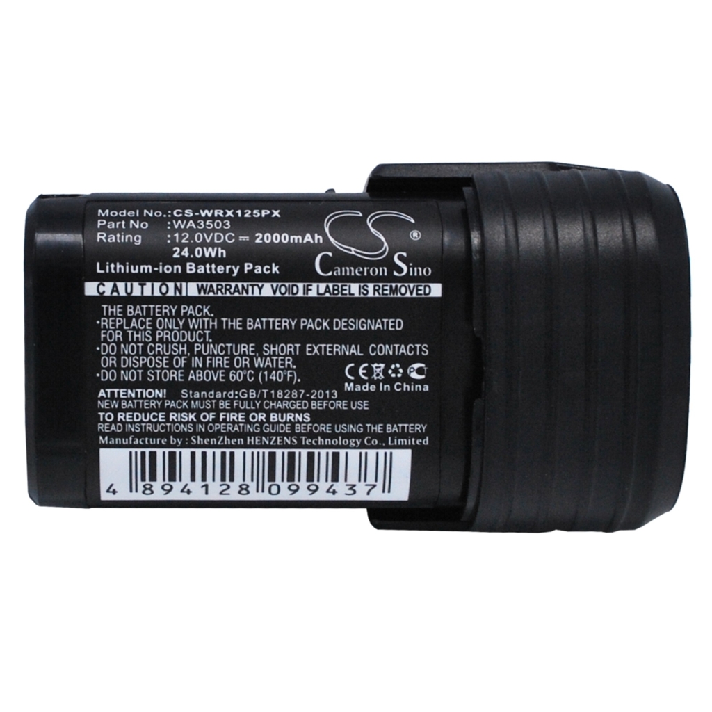 Yhteensopiva akun vaihto Worx WA3503,WA3509