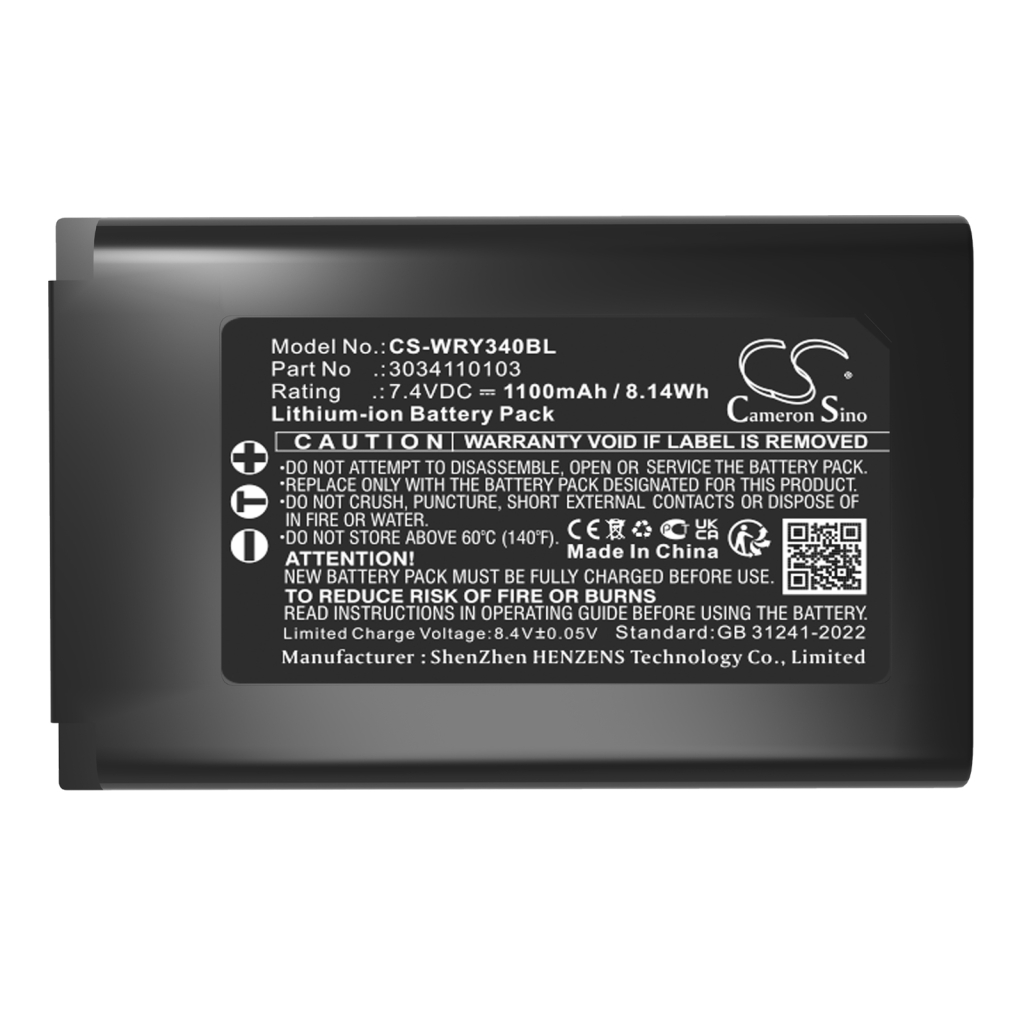 Maksupäätteen akku Worldline Yoximo (CS-WRY340BL)