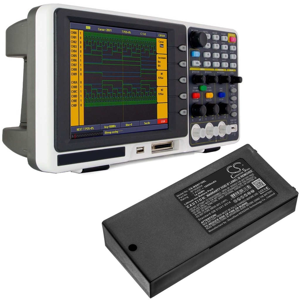 Työkalujen akku Owon Powers MSO Oscilloscopes (CS-WSN710SL)
