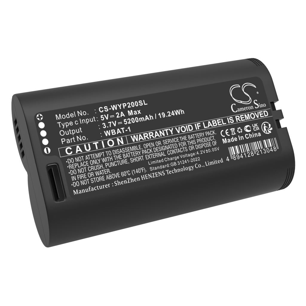 Kotiturvakameran akku Wyze CS-WYP200SL