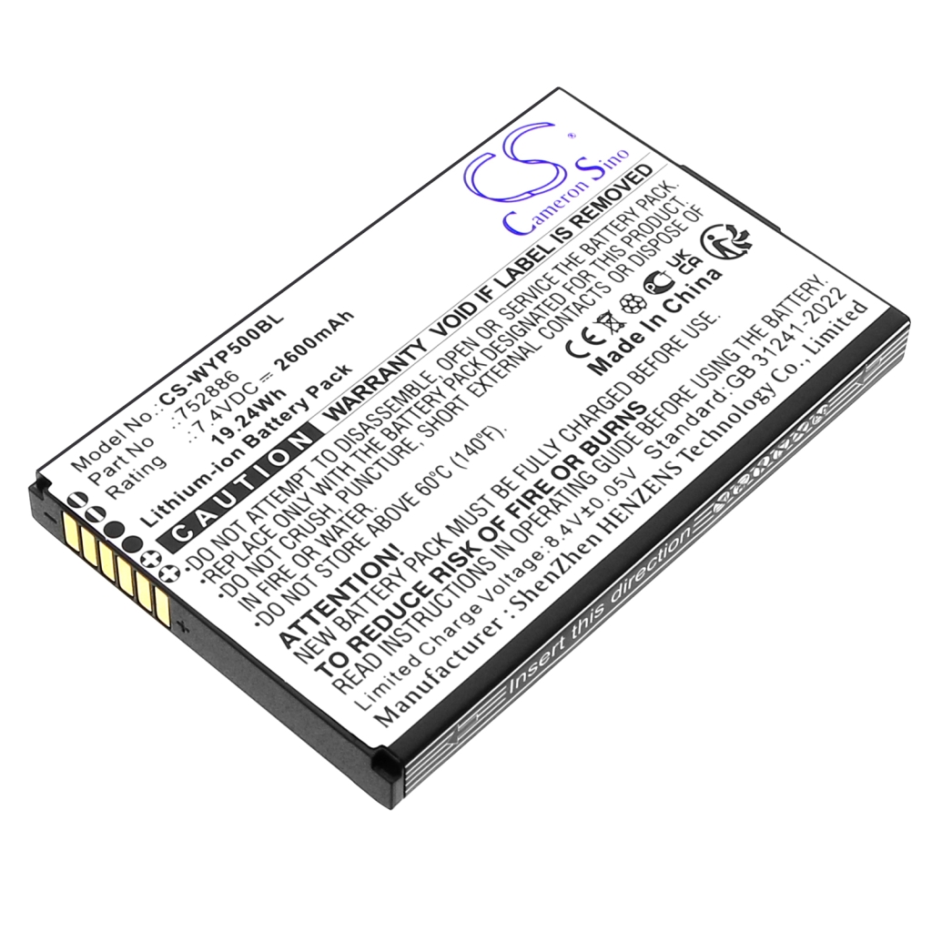 Maksupäätteen akku Wiseasy N6 (CS-WYP500BL)