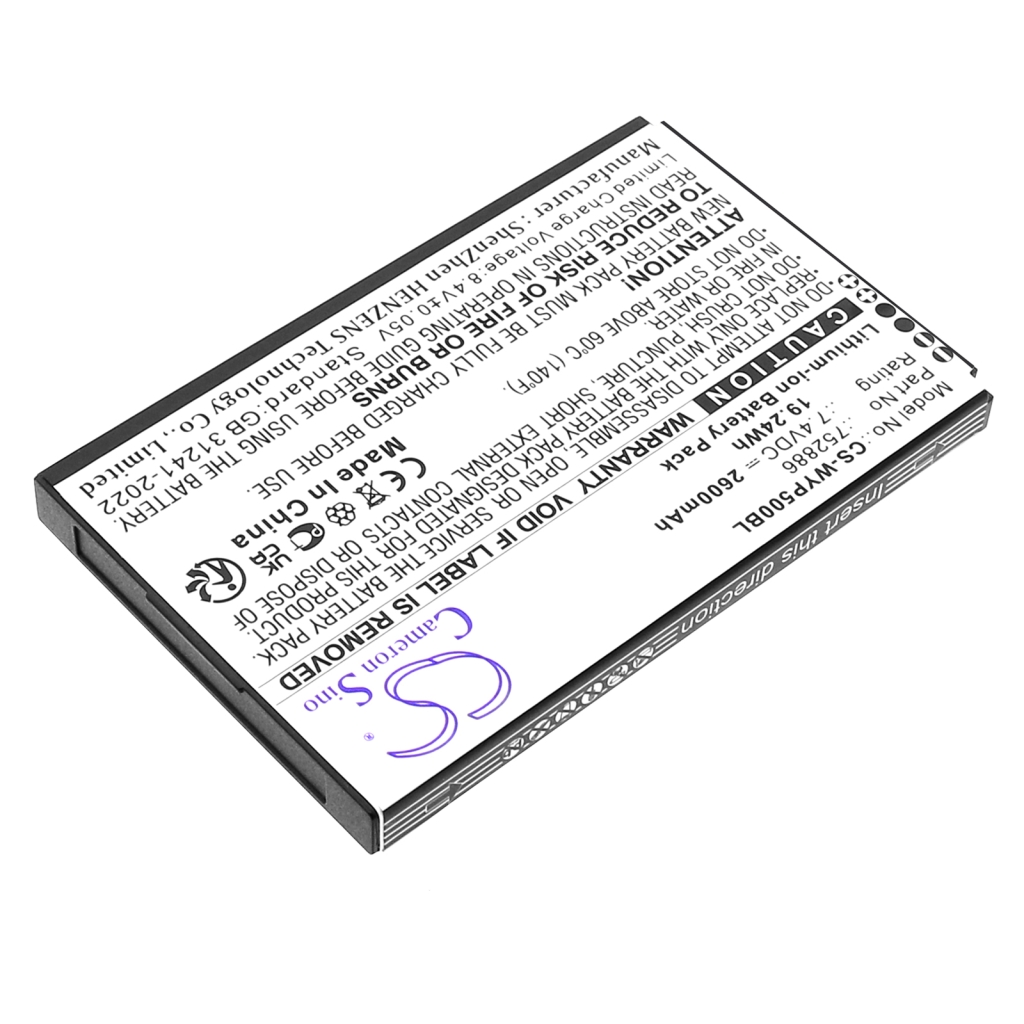 Maksupäätteen akku Wiseasy N6 (CS-WYP500BL)