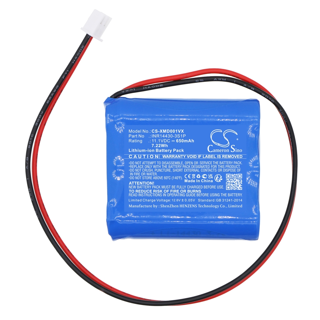 Yhteensopiva akun vaihto Xiaomi INR14430-3S1P