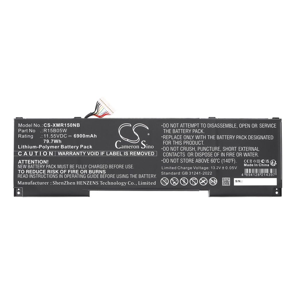 Yhteensopiva akun vaihto Xiaomi R15B05W