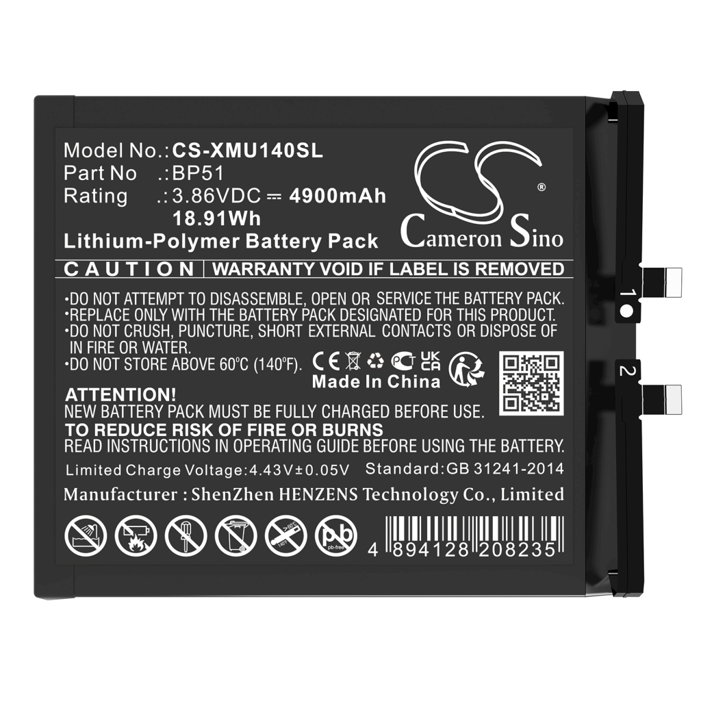 Matkapuhelimen akku Xiaomi CS-XMU140SL