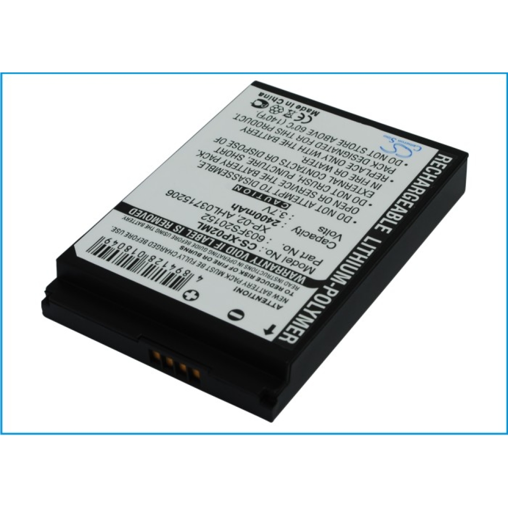 Akku yhteensopiva O2 CS-XP02ML