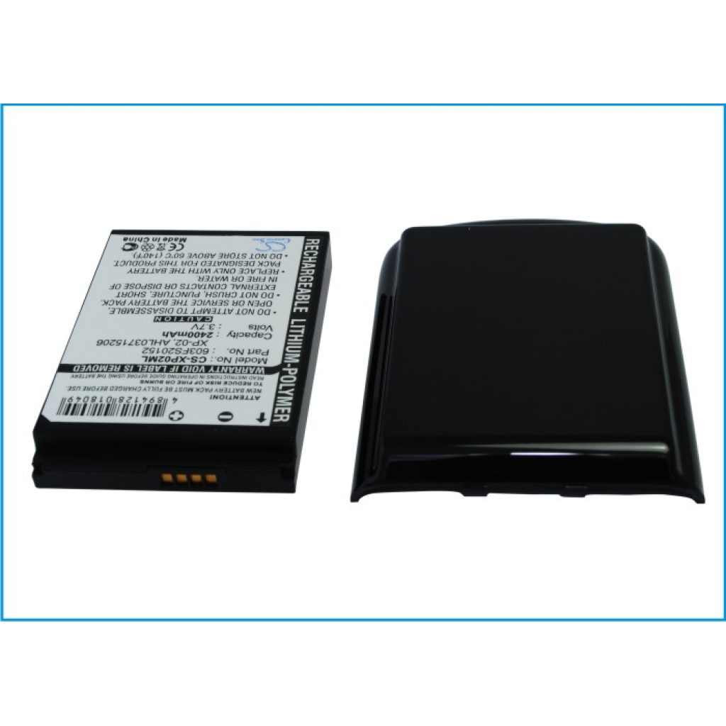 Akku yhteensopiva O2 CS-XP02ML