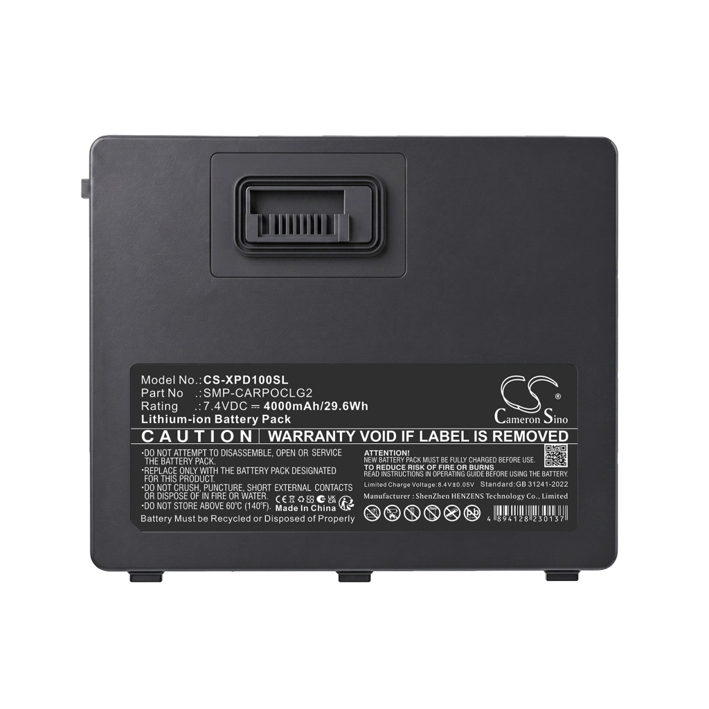 Akku yhteensopiva Xplore CS-XPD100SL