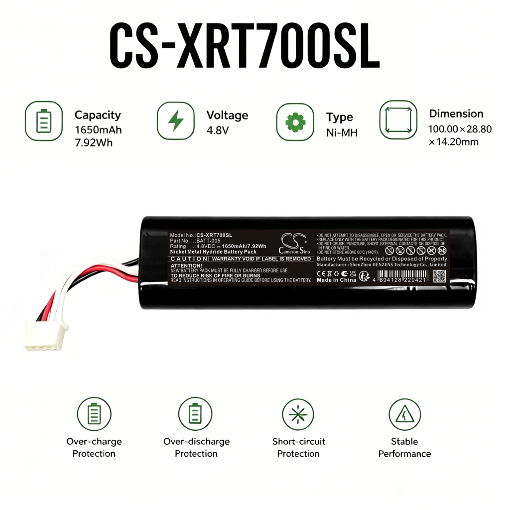 Battery for X-rite Ihara R710