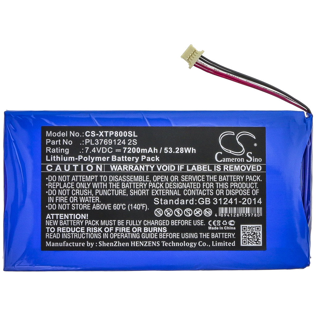 Laitteiden akku Xtool i80 Pad