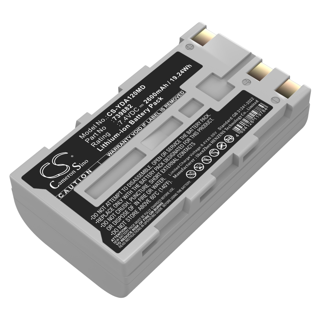 Yhteensopiva akun vaihto Yokogawa 739882