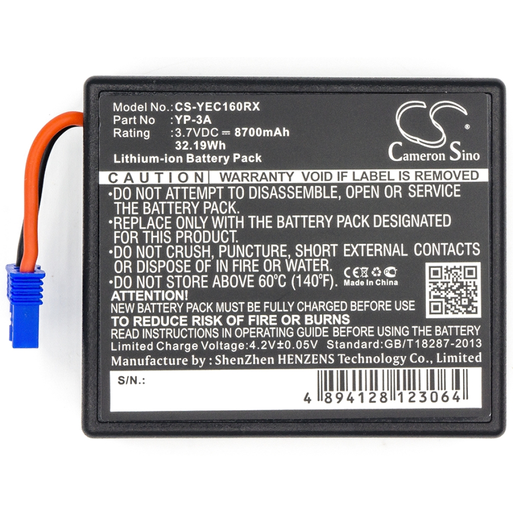 Akut RC hobby batteries CS-YEC160RX