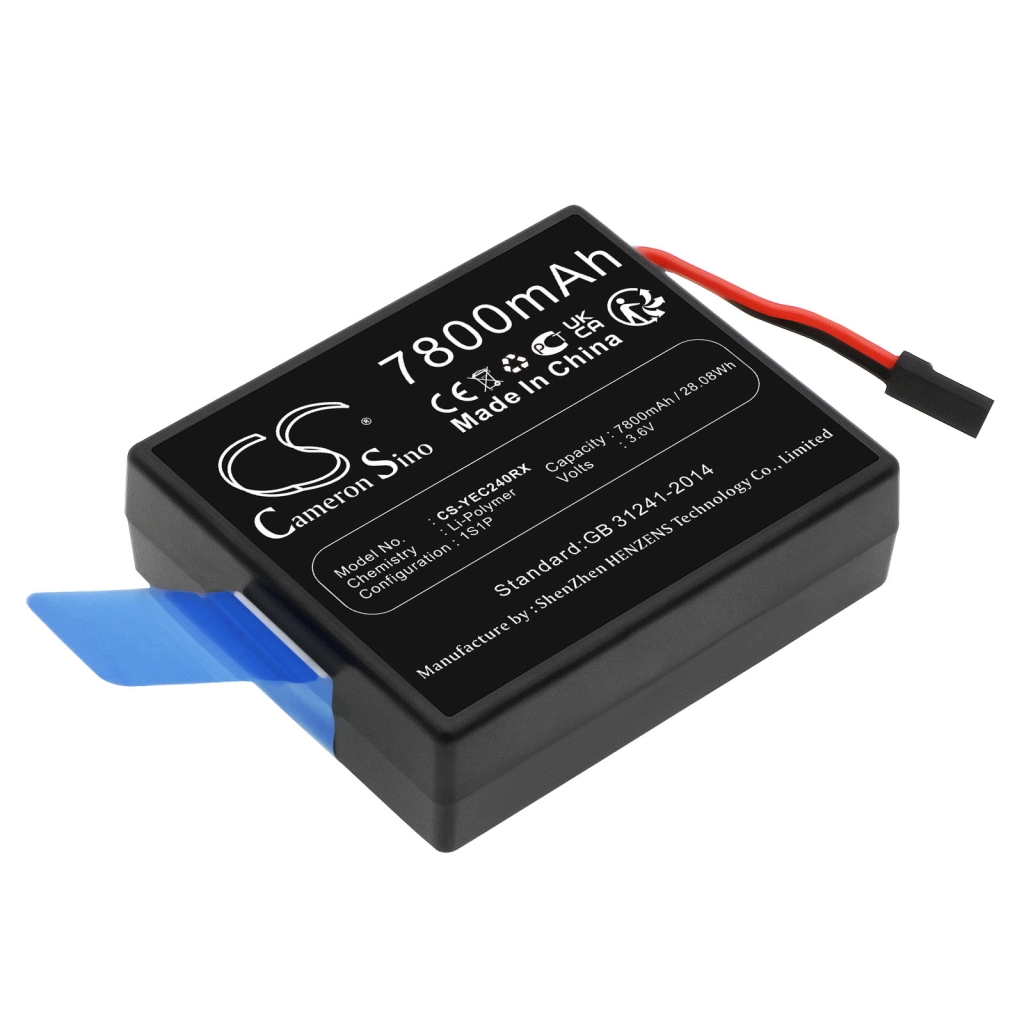 Akku yhteensopiva Yuneec Tornado CS-YEC240RX