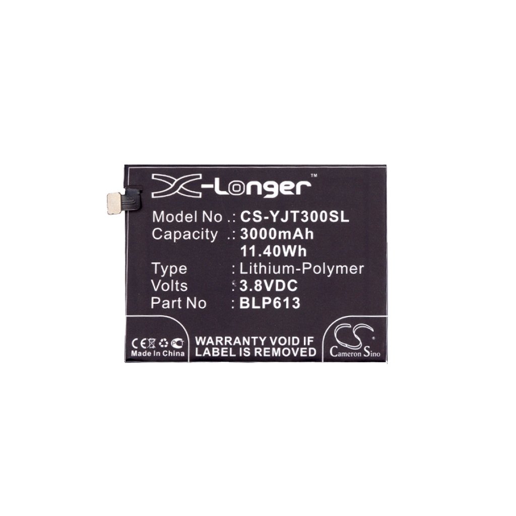 Yhteensopiva akun vaihto Oneplus BLP613