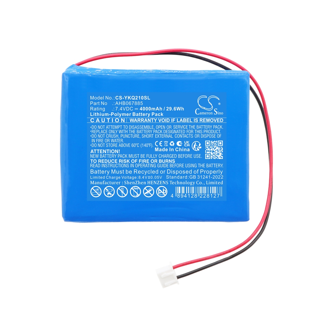 Akku yhteensopiva Yokogawa CS-YKQ210SL