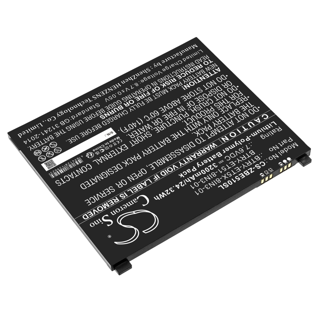Akut Tabletin akku CS-ZBE510SL