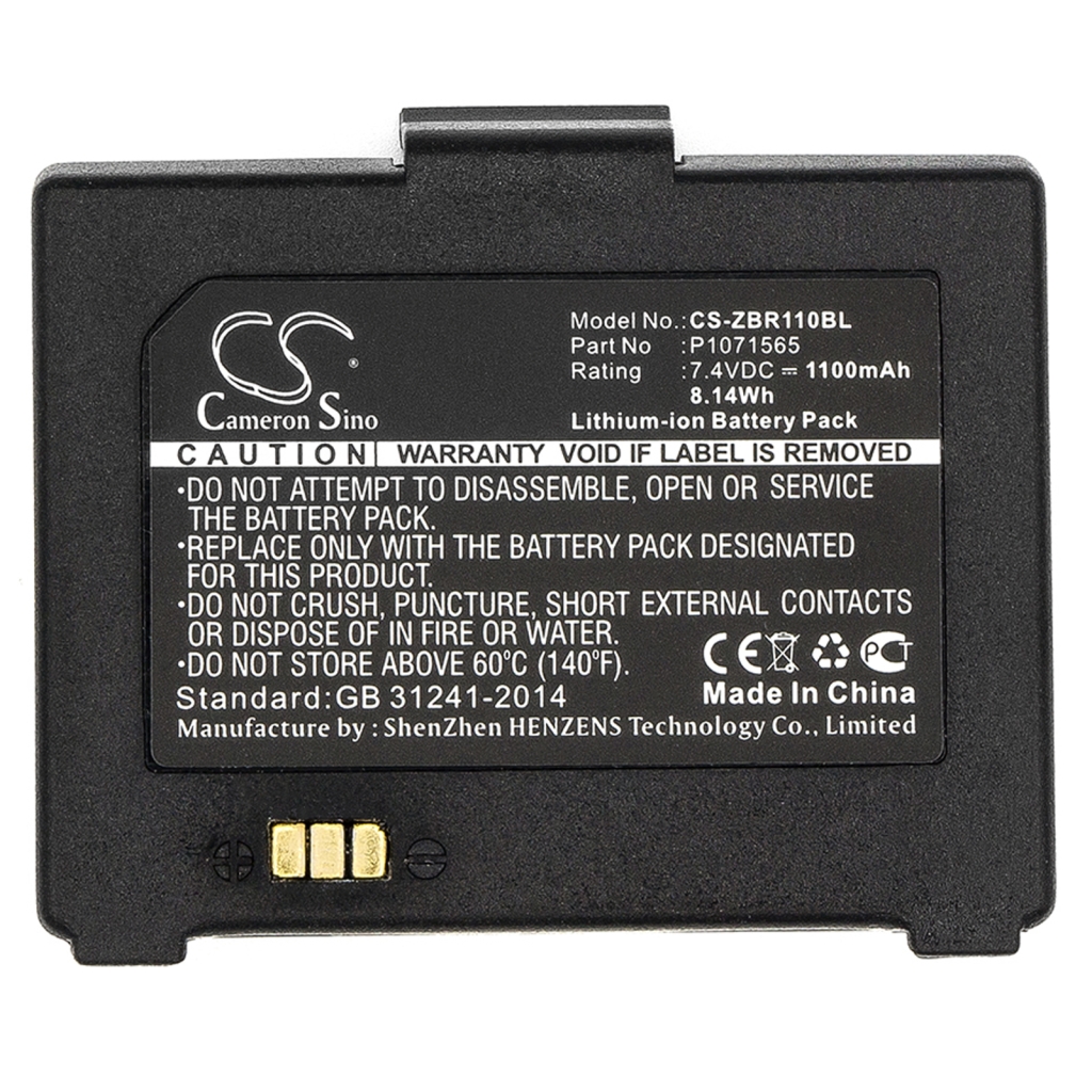 Tulostimen akku Zebra ZQ110 (CS-ZBR110BL)